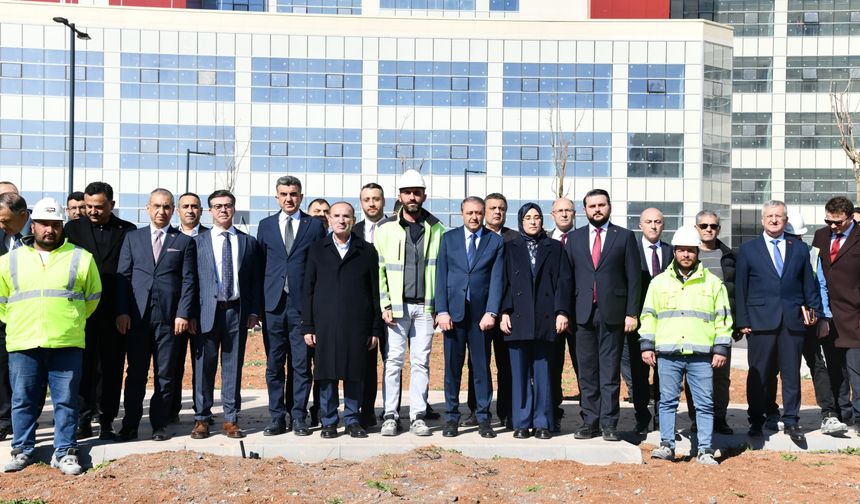 Şanlıurfa Şehir Hastanesi Projesinde Çalışmalar Büyük Ölçüde Tamamlandı