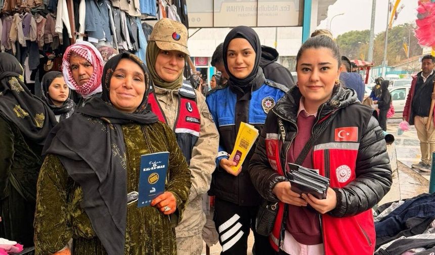 Suriye sınırında KADES uygulaması.