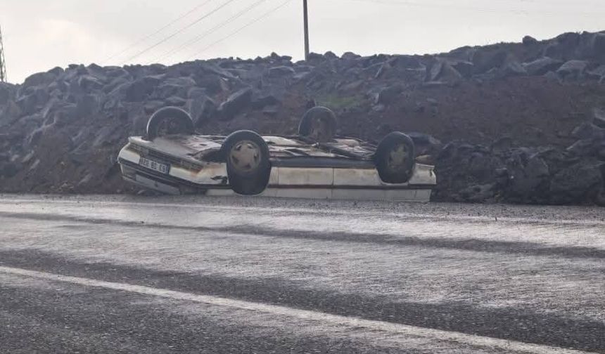 Şanlıurfa’da Feci Kaza: Şarampole Uçan Araç Hurdaya Döndü