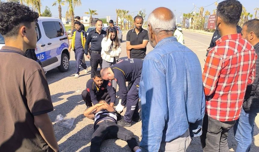 Harran’da Feci Çarpışma! Motosiklet Sürücüsü Yaralandı