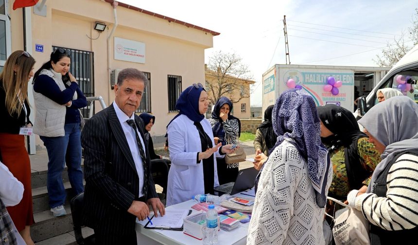 Hilvan’da Sağlık Seferberliği! Mobil Araçla Kanser Taraması Yapıldı