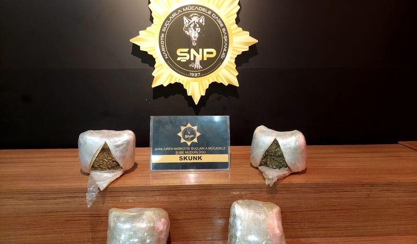 Şanlıurfa’da Uyuşturucu Sevkiyatına Baskın