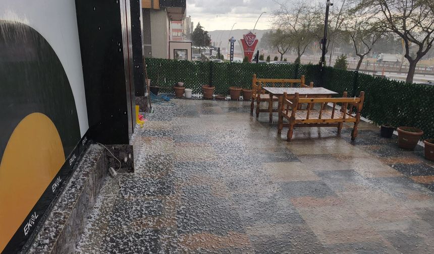 Uyarılar Gerçek Oldu! Şanlıurfa’yı Dolu Vurdu