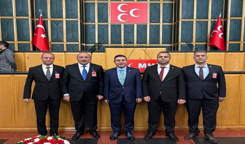 Başkan Özyavuz Ve İl Teşkilatı MHP Grup Toplantısına Katıldı