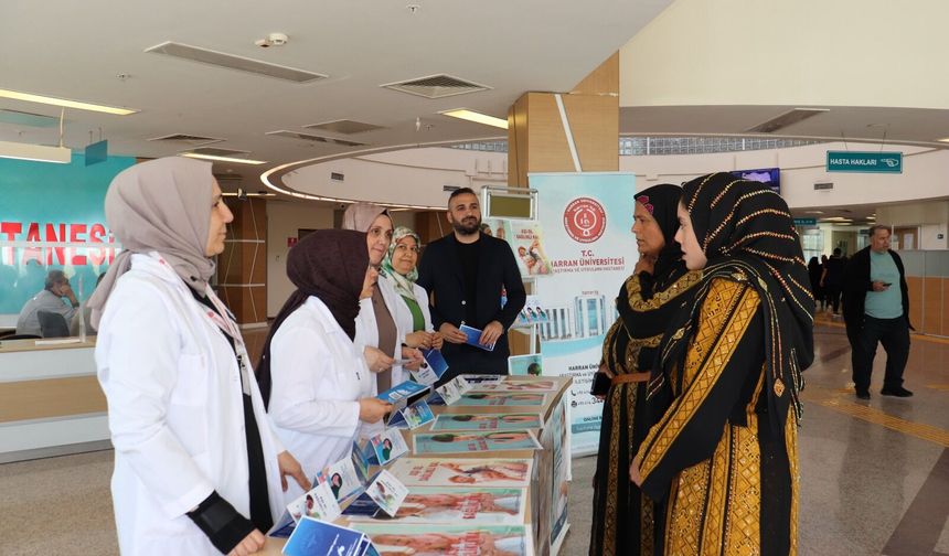 Harran Üniversitesi Hastanesi’nden Aşı Haftası Etkinliği