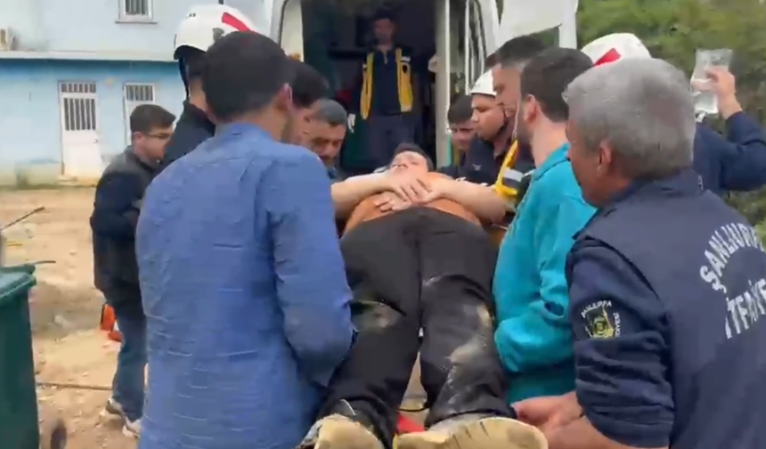 Eyyübiye’de Korkunç Kaza: Genç İşçiye Demir Saplandı