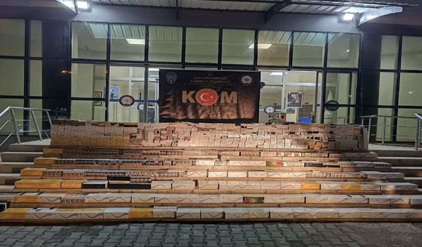 Urfa’da Sigara Operasyonu! 27 Bin Paket Ele Geçirildi