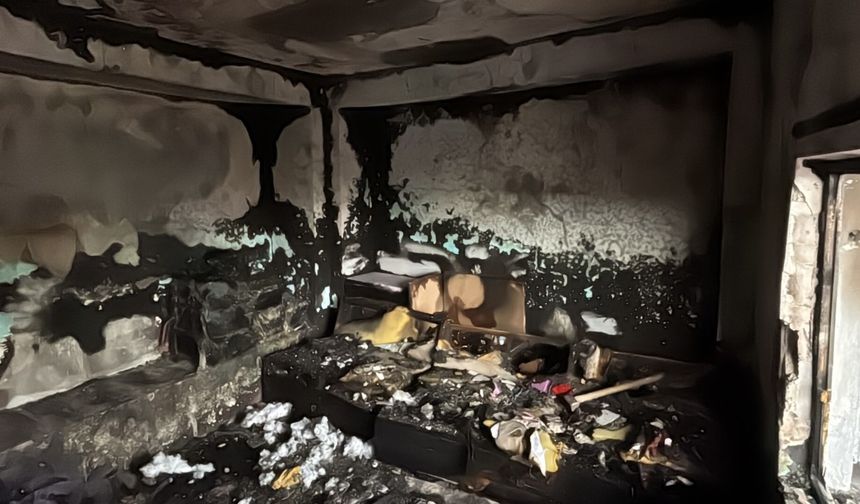 Evi Yanan Aileye Eyyübiye Belediyesi Sahip Çıktı