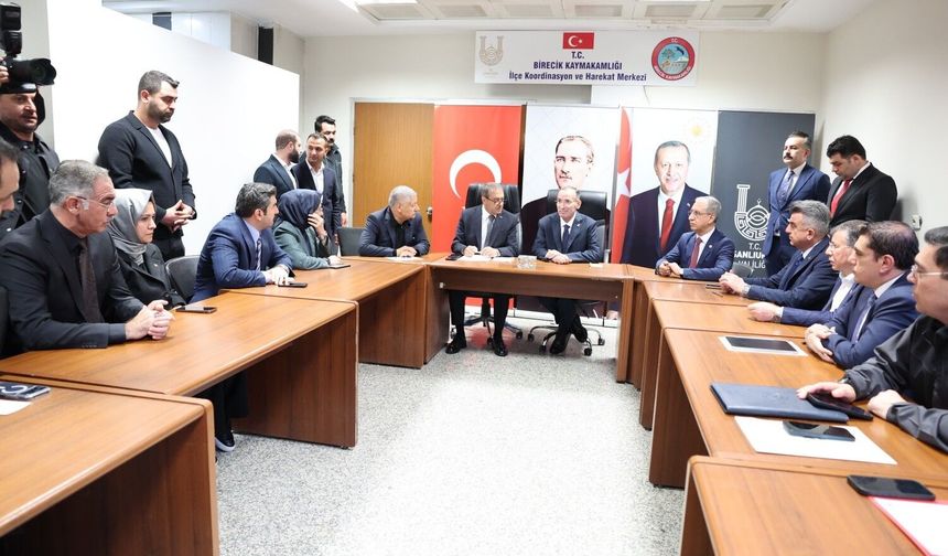 Bozdağ Afet Bölgesinde: Birecik’te Yaralar Sarılıyor