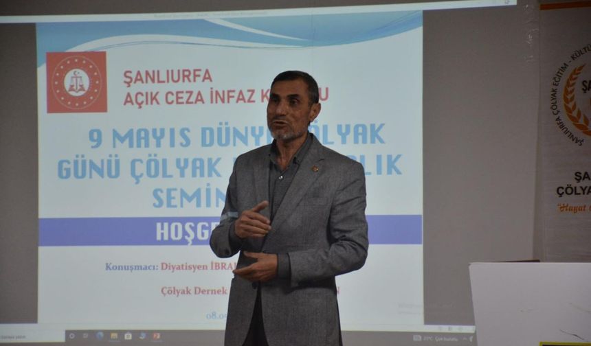Şanlıurfa’da Cezaevinde Çölyak Farkındalığı! Kritik Seminer Düzenlendi