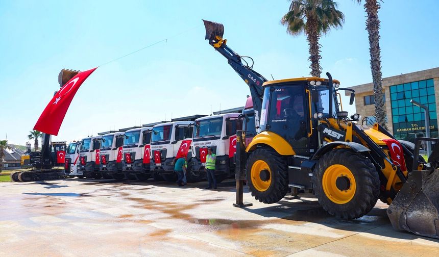 Harran Belediyesi Araç Filosu Çok Daha Güçlü