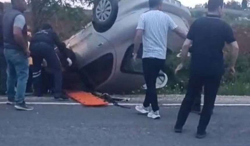Şanlıurfa'da araç takla attı, 1 yaralı
