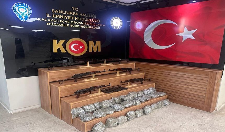 Şanlıurfa’da Büyük Darbe! Uyuşturucu ve Silah Ticareti Çökertildi