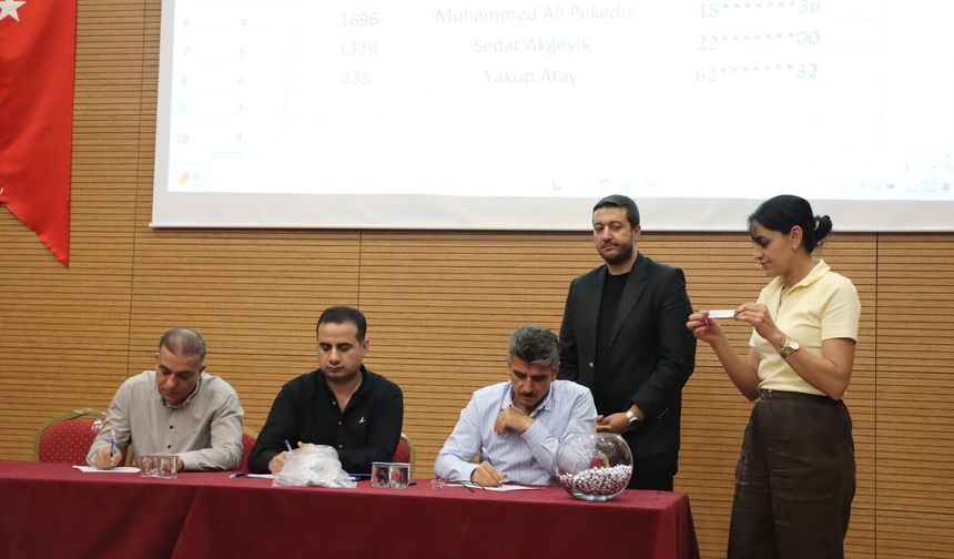 Şanlıurfa Büyükşehir Belediyesi'nde 12 İşçi İçin Kura Çekimi Yapıldı