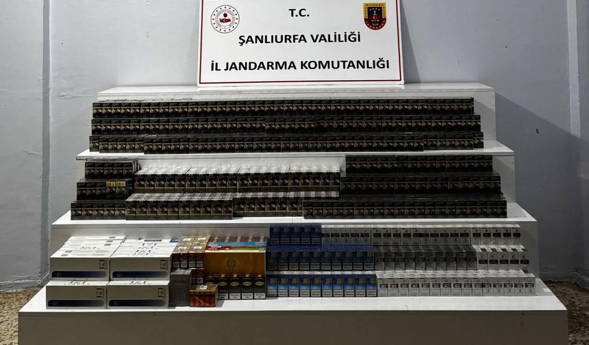 Viranşehir’de Kaçakçılara Darbe! Binlerce Paket Sigara Ele Geçirildi