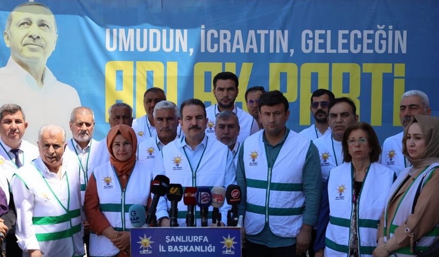 AK Parti Şanlıurfa’dan Dünya Çevre Günü Mesajı! “Doğa Artık Susmuyor”