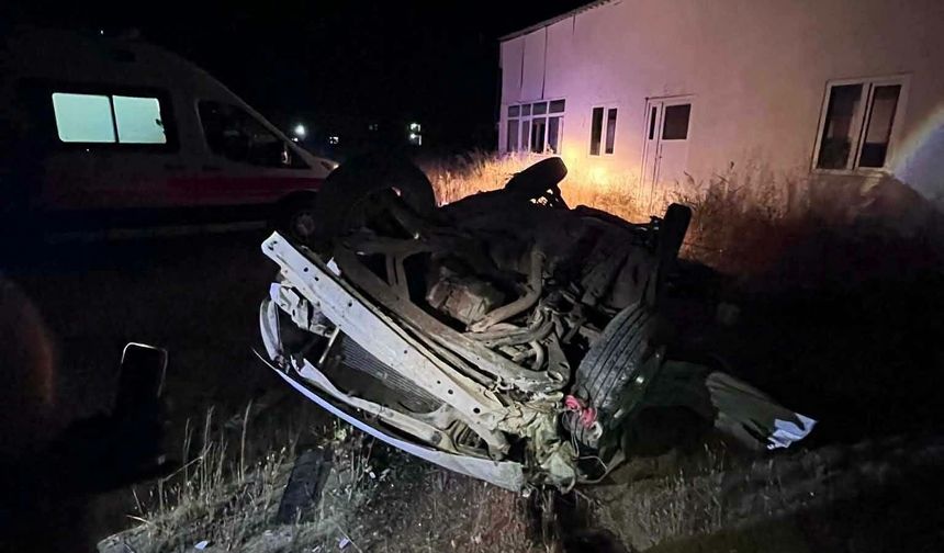 Şanlıurfa’da Takla Atan Otomobil Hurdaya Döndü: 1 Yaralı