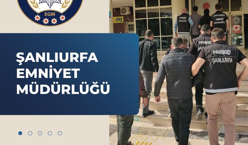 Şanlıurfa'da uyuşturucu operasyonu: 3 gözaltı