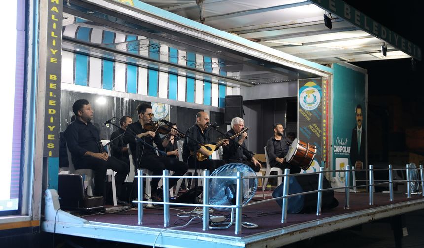 Haliliye Belediyesi'nden Sancaktar Mahallesi'ne Yaz Konseri Coşkusu