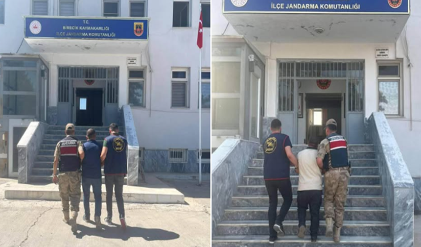 Birecik’te Jandarmadan Operasyon! Aranan 2 Hükümlü Yakalandı