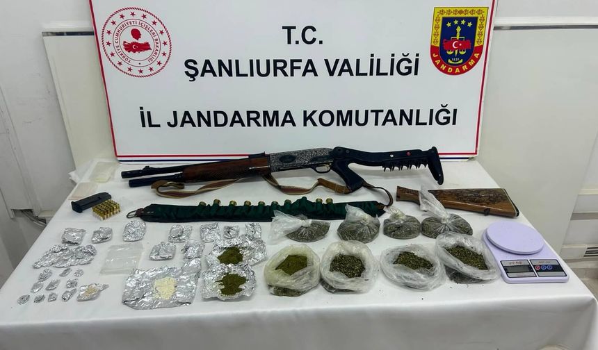 Şanlıurfa Jandarmasından Uyuşturucu Tacirlerine Darbe