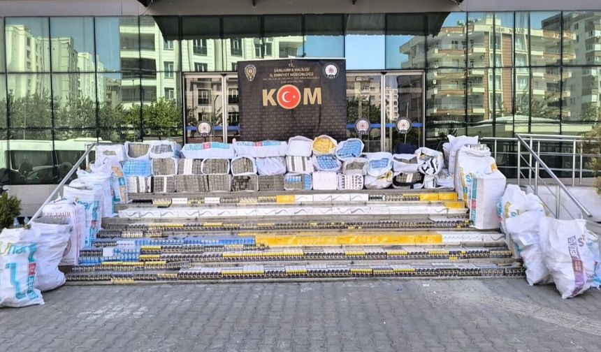 7 milyon  TL değerinde gümrük kaçağı sigara ele geçirildi