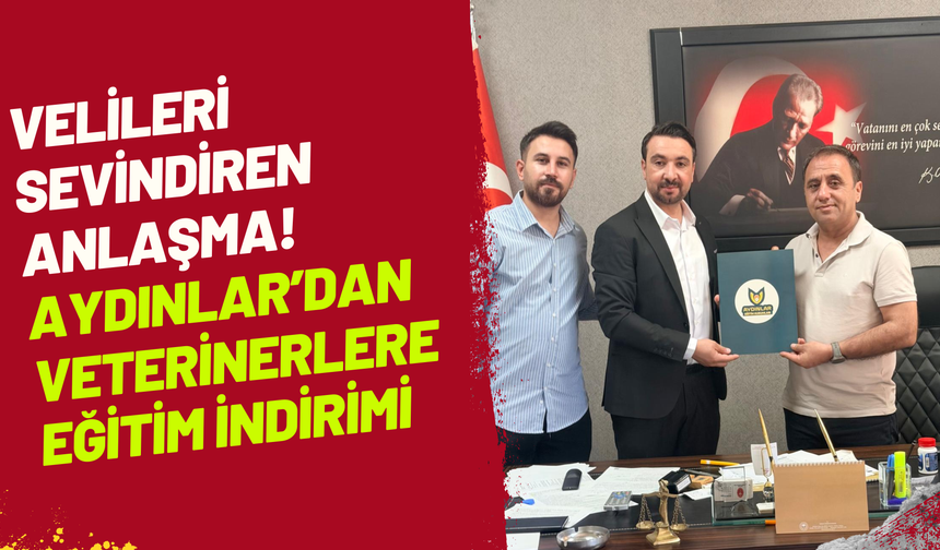 Velileri Sevindiren Anlaşma! Aydınlar’dan Veterinerlere Eğitim İndirimi