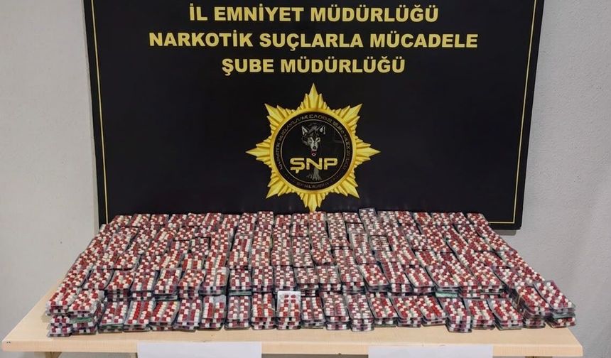 Şanlıurfa’da 13 Bin 100 Sentetik Ecza Ele Geçirildi: 1 Şüpheli Tutuklandı