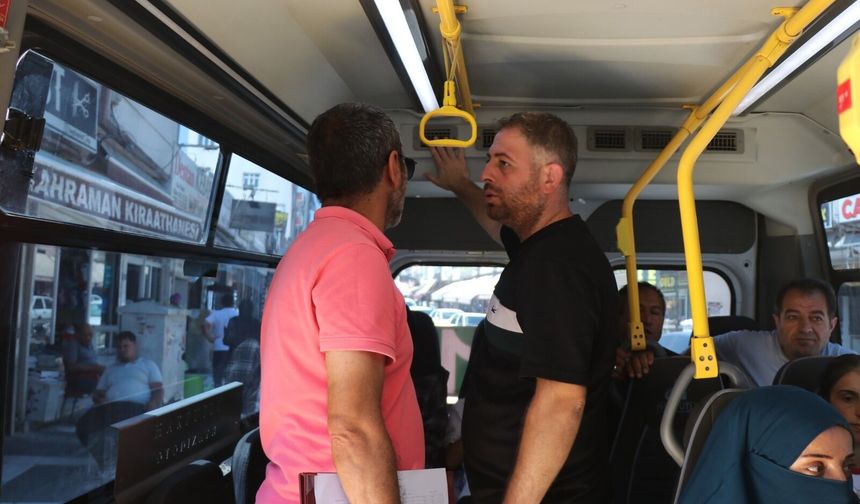Şanlıurfa'da Klimasız Otobüse Geçit Yok!