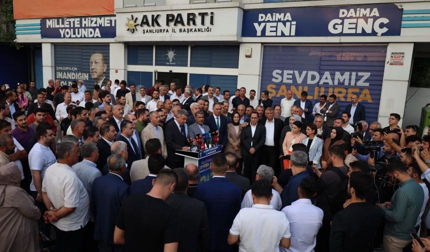 AK Parti Şanlıurfa’da 14 Ağustos hazırlığı!