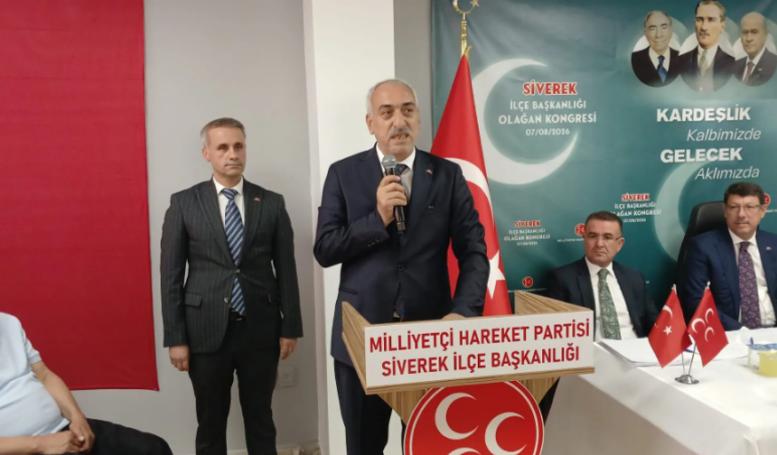MHP Siverek İlçe Başkanlığına Mahmut Gülel Seçildi