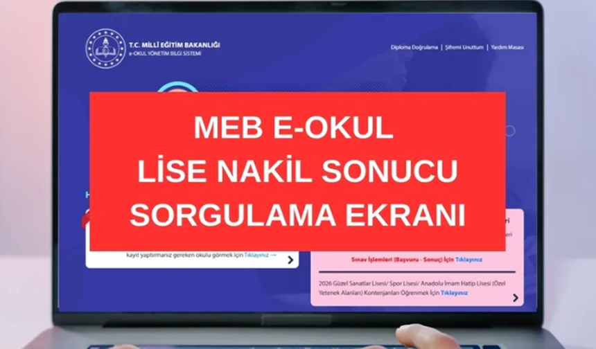 LGS 1. Nakil Sonuçları Açıklandı! Şanlıurfa’da Gözler Bu Ekrana Çevrildi