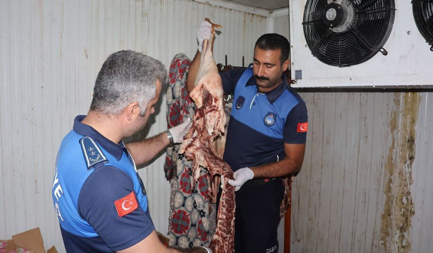 Haliliye’de Halk Sağlığı Denetimi: 315 Kilogram Bozuk Ete El Konuldu