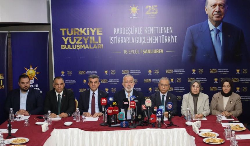 Şanlıurfa’da Türkiye Yüzyılı Buluşması! Yenişehirlioğlu’ndan Dikkat Çeken Açıklamalar