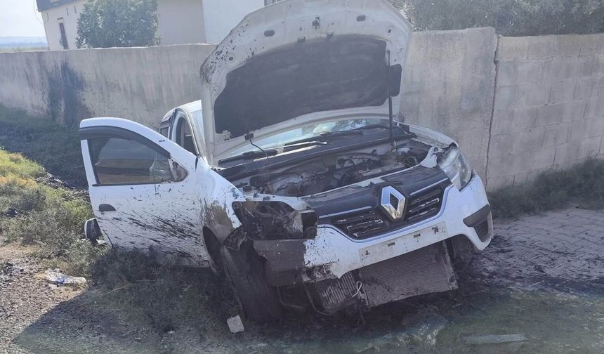 Şanlıurfa’da faciadan dönüldü! Motosiklete çarpmamak için duvara çarptı