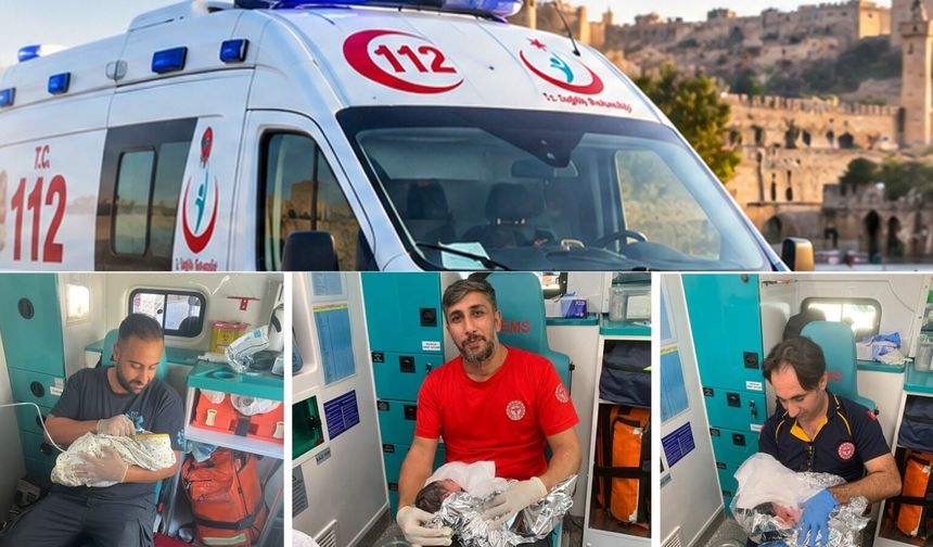 Şanlıurfa’da ambulanslar doğumhaneye döndü! İki bebek yolda dünyaya geldi