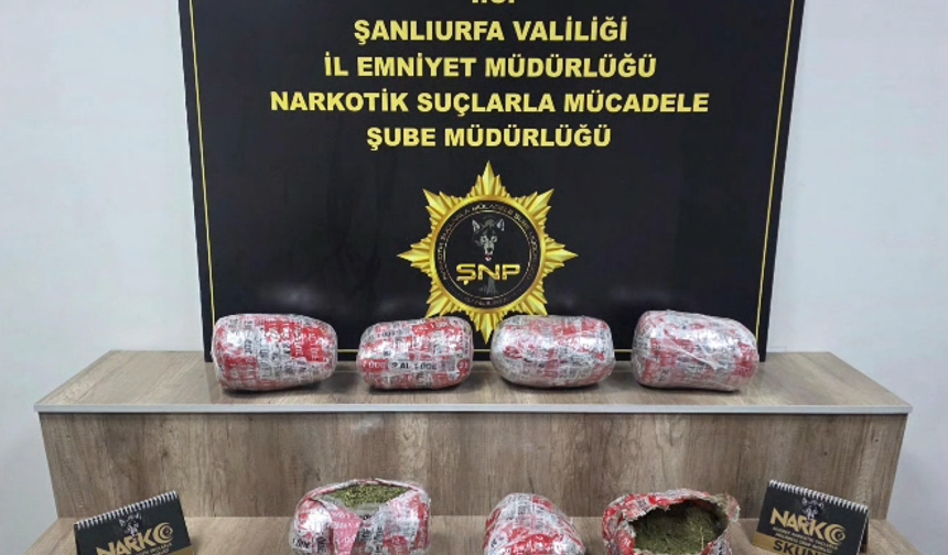 Şanlıurfa’da Zehir Tacirlerine Geçit Yok! Kilolarca Skunk Ele Geçirildi
