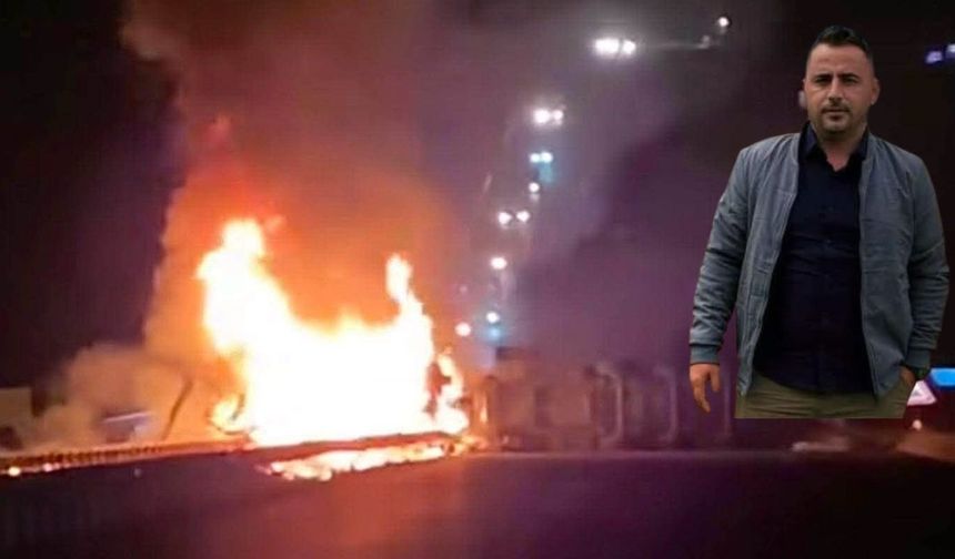 Şanlıurfa’da Tanker Alev Alev Yandı! 4 Çocuk Babası Sürücü Hayatını Kaybetti