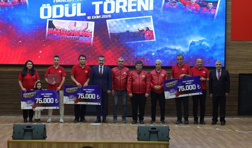 TEKNOFEST Güneydoğu’da Dereceye Giren Takımlara Ödülleri Verildi