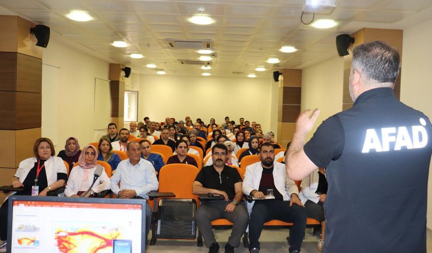 Şanlıurfa’da Hastane Personeline AFAD’dan Kritik Eğitim!