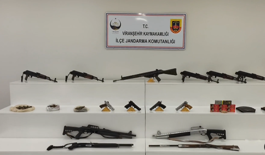 Viranşehir’de cephanelik gibi operasyon! 6 şüpheli gözaltında