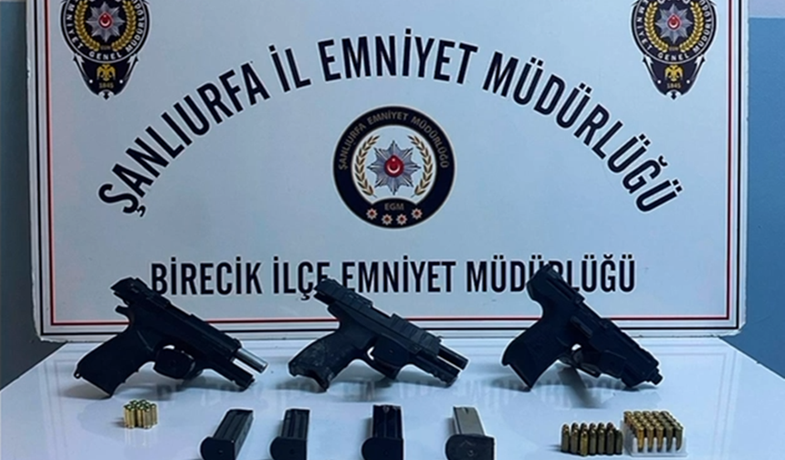Şanlıurfa’da 82 Adrese Baskın! 51 Silah Ele Geçirildi
